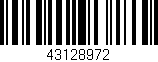 Código de barras (EAN, GTIN, SKU, ISBN): '43128972'