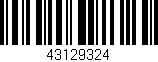 Código de barras (EAN, GTIN, SKU, ISBN): '43129324'