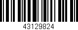 Código de barras (EAN, GTIN, SKU, ISBN): '43129824'