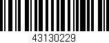 Código de barras (EAN, GTIN, SKU, ISBN): '43130229'