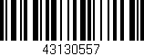 Código de barras (EAN, GTIN, SKU, ISBN): '43130557'