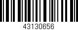 Código de barras (EAN, GTIN, SKU, ISBN): '43130656'