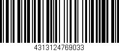 Código de barras (EAN, GTIN, SKU, ISBN): '4313124769033'