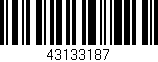 Código de barras (EAN, GTIN, SKU, ISBN): '43133187'