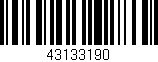 Código de barras (EAN, GTIN, SKU, ISBN): '43133190'
