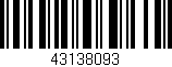 Código de barras (EAN, GTIN, SKU, ISBN): '43138093'