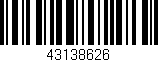 Código de barras (EAN, GTIN, SKU, ISBN): '43138626'