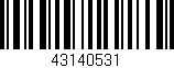 Código de barras (EAN, GTIN, SKU, ISBN): '43140531'