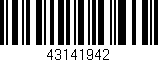 Código de barras (EAN, GTIN, SKU, ISBN): '43141942'