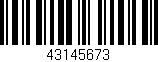 Código de barras (EAN, GTIN, SKU, ISBN): '43145673'