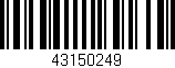 Código de barras (EAN, GTIN, SKU, ISBN): '43150249'