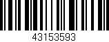 Código de barras (EAN, GTIN, SKU, ISBN): '43153593'