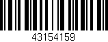 Código de barras (EAN, GTIN, SKU, ISBN): '43154159'