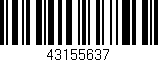 Código de barras (EAN, GTIN, SKU, ISBN): '43155637'