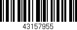 Código de barras (EAN, GTIN, SKU, ISBN): '43157955'