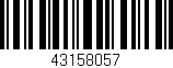 Código de barras (EAN, GTIN, SKU, ISBN): '43158057'