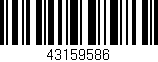 Código de barras (EAN, GTIN, SKU, ISBN): '43159586'