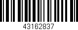 Código de barras (EAN, GTIN, SKU, ISBN): '43162837'