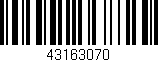 Código de barras (EAN, GTIN, SKU, ISBN): '43163070'