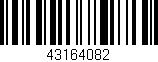 Código de barras (EAN, GTIN, SKU, ISBN): '43164082'