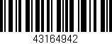 Código de barras (EAN, GTIN, SKU, ISBN): '43164942'