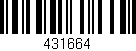 Código de barras (EAN, GTIN, SKU, ISBN): '431664'