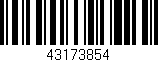 Código de barras (EAN, GTIN, SKU, ISBN): '43173854'