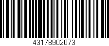 Código de barras (EAN, GTIN, SKU, ISBN): '43178902073'
