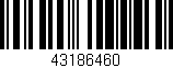 Código de barras (EAN, GTIN, SKU, ISBN): '43186460'