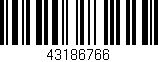 Código de barras (EAN, GTIN, SKU, ISBN): '43186766'