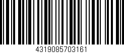 Código de barras (EAN, GTIN, SKU, ISBN): '4319085703161'