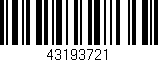 Código de barras (EAN, GTIN, SKU, ISBN): '43193721'