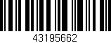 Código de barras (EAN, GTIN, SKU, ISBN): '43195662'