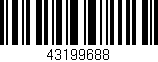 Código de barras (EAN, GTIN, SKU, ISBN): '43199688'