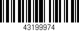 Código de barras (EAN, GTIN, SKU, ISBN): '43199974'