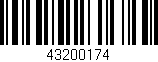 Código de barras (EAN, GTIN, SKU, ISBN): '43200174'