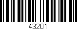 Código de barras (EAN, GTIN, SKU, ISBN): '43201'