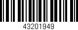 Código de barras (EAN, GTIN, SKU, ISBN): '43201949'