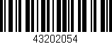 Código de barras (EAN, GTIN, SKU, ISBN): '43202054'