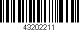 Código de barras (EAN, GTIN, SKU, ISBN): '43202211'