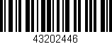 Código de barras (EAN, GTIN, SKU, ISBN): '43202446'