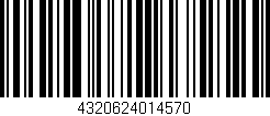 Código de barras (EAN, GTIN, SKU, ISBN): '4320624014570'