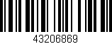 Código de barras (EAN, GTIN, SKU, ISBN): '43206869'