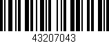 Código de barras (EAN, GTIN, SKU, ISBN): '43207043'