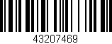 Código de barras (EAN, GTIN, SKU, ISBN): '43207469'