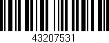 Código de barras (EAN, GTIN, SKU, ISBN): '43207531'