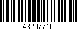 Código de barras (EAN, GTIN, SKU, ISBN): '43207710'