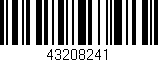 Código de barras (EAN, GTIN, SKU, ISBN): '43208241'