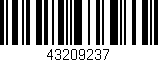 Código de barras (EAN, GTIN, SKU, ISBN): '43209237'