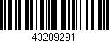 Código de barras (EAN, GTIN, SKU, ISBN): '43209291'